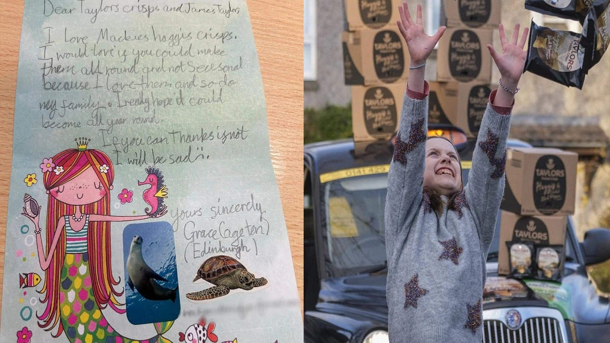 10 साल की बच्ची ने कंपनी के एमडी को लिखा ऐसा लेटर, फ्री में मिले ट्रक भर चिप्स