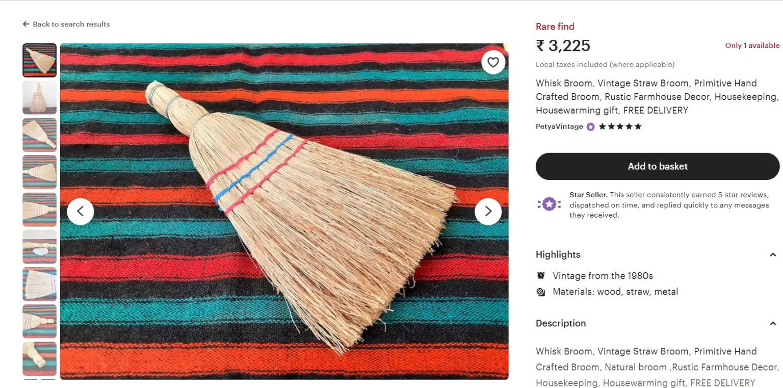 1 लाख रू चारपाई की कीमत, 3 हजार की झाड़ू, इस वेबसाइट पर सामानों की कीमतों ने उडा दिए ग्राहकों के होश
