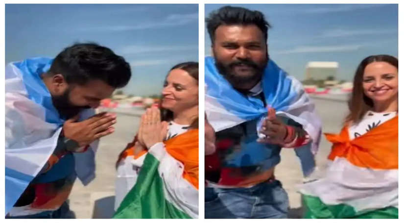 FIFA World Cup 2022: भारत का झंडा लेकर पहुंची अर्जेंटीना की महिला, वजह जानकर खुश हो जाएगा दिल