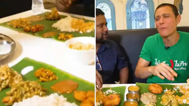 साउथ इंडियन खाने का थाईलैंड के शख्स ने लिया पहली बार टेस्ट, रिएक्शन ने जीत लिया लोगों का दिल